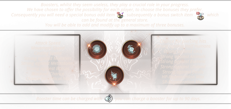 Boosters in Project Hera