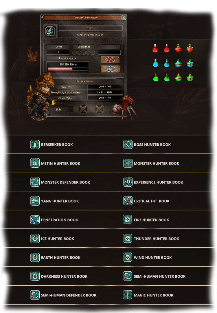 Pet system in Project Hera