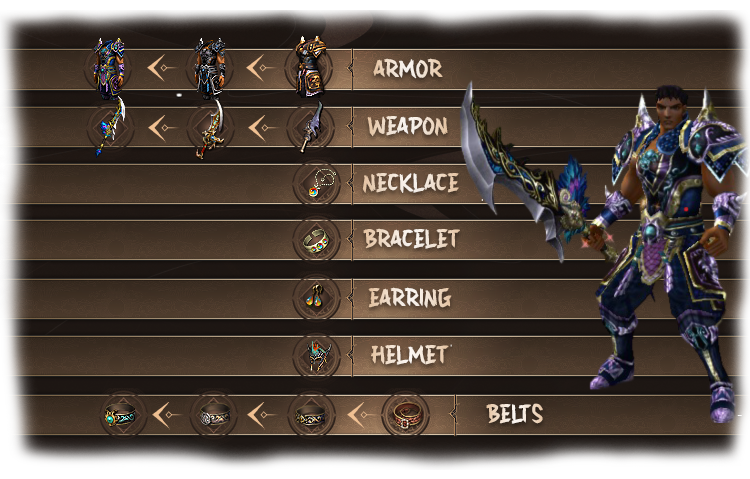 PVP upgradeable equipment in Project Hera