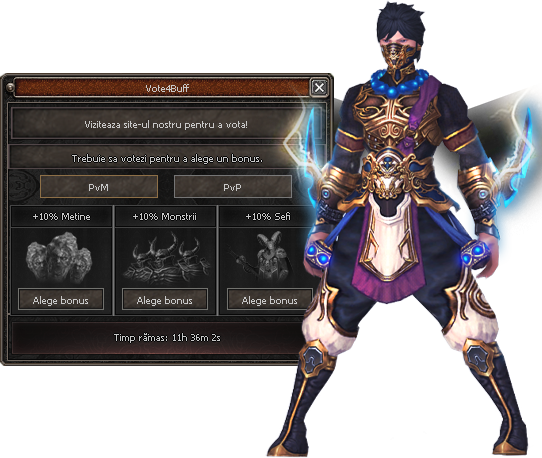 Vote4Buff rewards in Project Hera